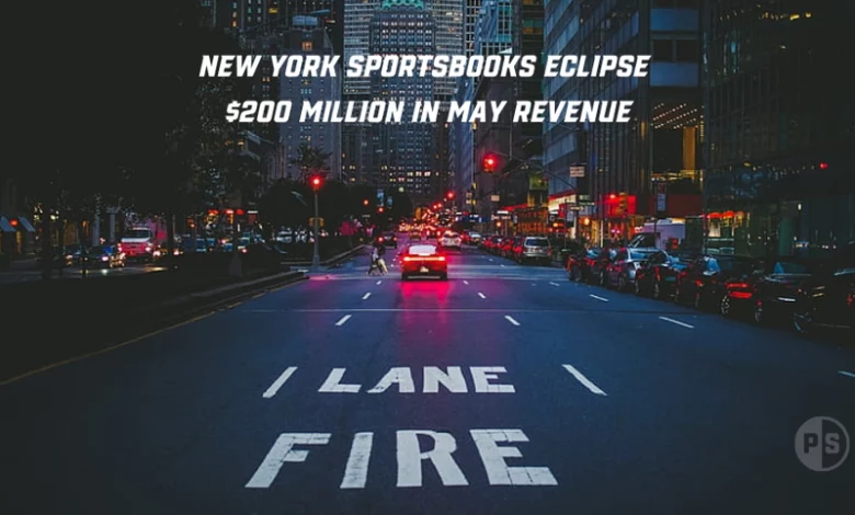 New York Sportsbooks Eclipse $200 Million In May Revenue