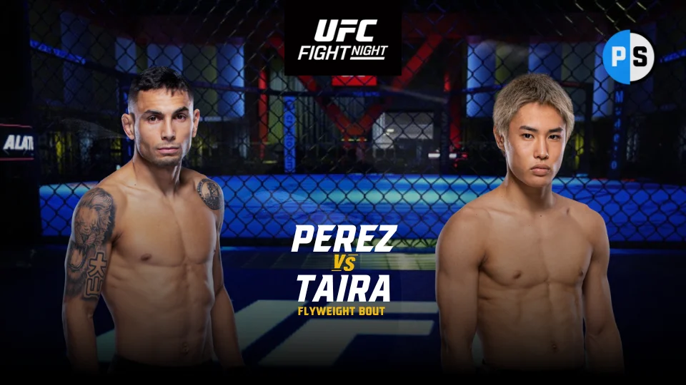 UFC Fight Night, Perez vs Taira Headlines Saturday Night