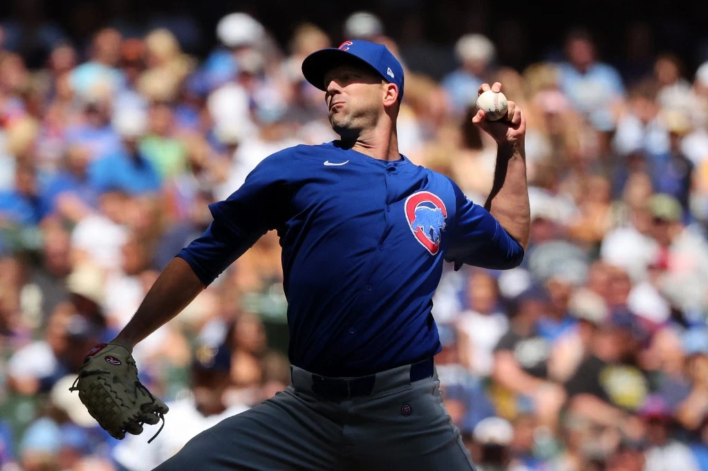Drew Smyly #11 of the Chicago Cubs throws a pitch during the sixth inning against the Milwaukee Brewers at American Family Field on June 30, 2024 in Milwaukee, Wisconsin